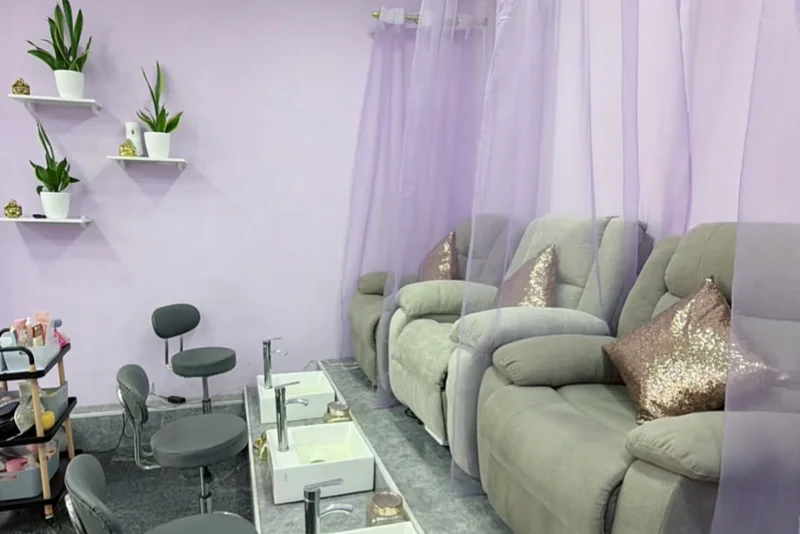 Interior de Beauty Sam Nails Lab