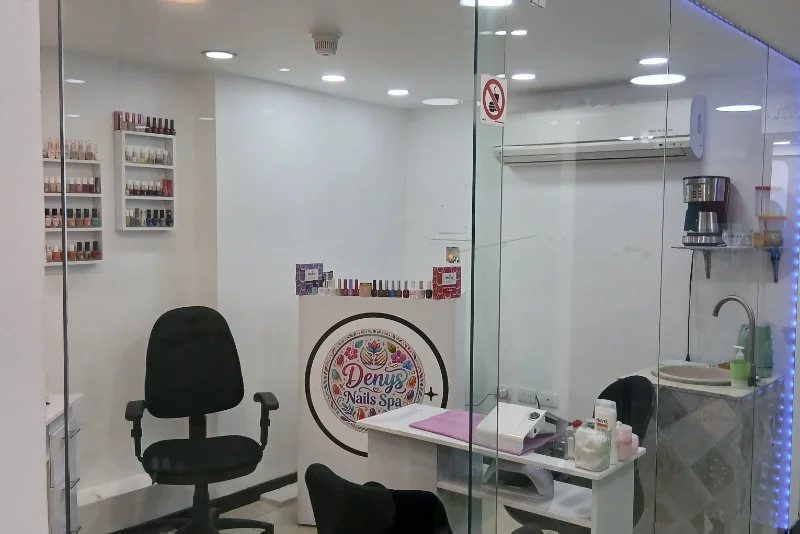 Interior of Denys Nails Spa